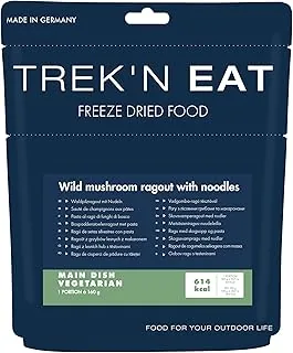 Trek'n Eat Wild Mushroom Ragout z makaronem - Danie przygotowane na zewnątrz (wegetariańskie) | Liofilizowane jedzenie t