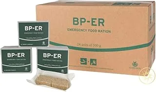 BP-ER Notration | Racja awaryjna | Karton z 24 x 500g | Żywność na długi termin | Żywność awaryjna gotowa do natychmiast