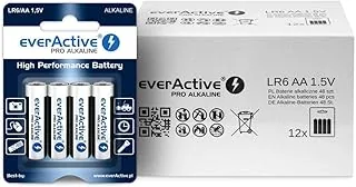 Everactive LR06 Baterie Alkaliczne, 48 sztuk, AA