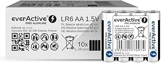 Everactive Aa LR06 Bateria, Srebrny, 40 Sztuk