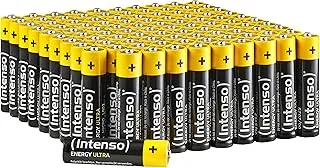 Intenso Energy Ultra AAA Micro LR03 baterie alkaliczne, opakowanie 100 sztuk, żółto-czarne
