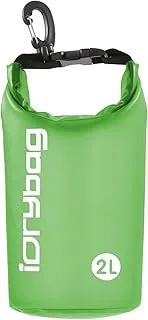 IDRYBAG Przezroczysty worek wodoszczelny, pływający, 2-20 l, lekki, suchy worek, sporty wodne, wodoodporna torba na kółkach do pływania kajakiem, pływać