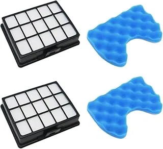WuYan 2 zestaw Wymienny filtr odkurzacza Zestaw filtrów frotte i filtrów do Samsung DJ97-00492A SC6520 SC6530 / 40/50/60/70/80/90