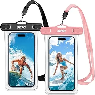 JOTO 2 wodoodporne kieszenie na smartfon dla iPhone 14, 13, 12 Pro Max Plus XS XR X 8 7, Samsung S22 Ultra, Huawei P40 P30 P20, certyfikowane przez IPX8 wodoodporne etui na telefon do 7 cali