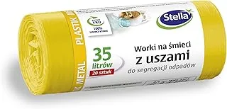 Stella St1-Wns-2204V1 Worki na Śmieci, Żółty, 35 l, 20 Sztuk