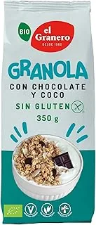 Granola con Chocolate y Coco Sin Gluten Bio 350 g