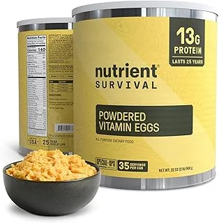 Nutrient Survival Jajka witaminowe w proszku #10 puszka | Żywność kempingowa i survivalowa