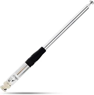 TWAYRDIO BNC teleskopowa ręczna przenośna antena radiowa CB 27 MHz wysuwana antena 23,3 cm do 1,3 m do Midland Cobra Uniden Handheld/Portable CB Ham Radio