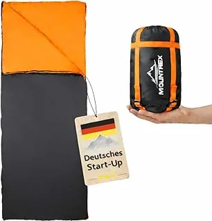 MOUNTREX® Śpiwór – mały rozmiar po spakowaniu i ultralekki (730 g), letni śpiwór – na kemping, podróż, festiwal – możliwość łączenia