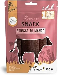 Ligo paski przekąski 100% suszone mięso, naturalne dla psów, wysokiej jakości,bez konserwantów i ogm.100gr (wołowina)