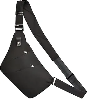 OSOCE Torba podróżna antykradzieżowa, męska torba na klatkę piersiową, crossbody z wieloma kieszeniami torba na ramię wodoodporne torby pokrowiec na co dzień jazda na rowerze wędrówki dla mężczyzn