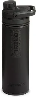 GRAYL 500-COV UltraPress 473 ml (16 oz) filtr do wody pitnej – filtr do wody do aktywności na świeżym powietrzu, na kemping, survival, w podróży, Covert Black (Czarny)