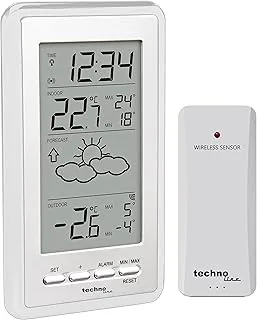 Stacja pogodowa WS9130-IT teraz również w kolorze białym z prognozą pogody oraz temperaturą wewnątrz i na zewnątrz