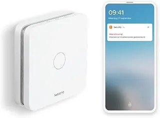 Netatmo - Inteligentny Czujnik Tlenku Węgla, Wi-Fi, 10 lat baterii, alarm 85 dB, automatyczne testy, bez centralki, certyfikowany EN 50291 i NF, NCO-EC