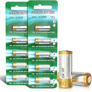 Baterie alkaliczne 23 A, 12 V, A23S, MN21/23, L1028, A23, 12 V, 10 sztuk