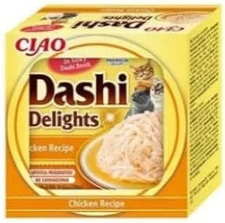 Inaba Dashi Delights Karma dla Kotów, Kurczak, 70 g (1 opakowanie)