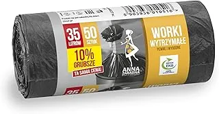 Anna Zaradna Worki na śmieci WYTRZYMAŁE 10% grubsze 35L 50szt