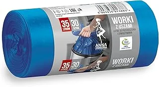 Anna Zaradna Az1-Wns-3883V1 Worki na Śmieci, Niebieski, 35 l