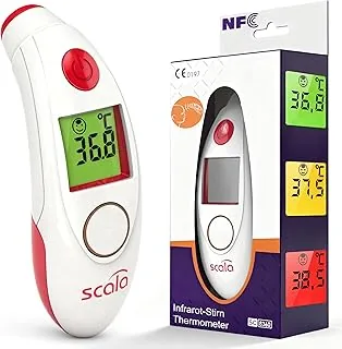 scala SC 8360 NFC Top Speed Night cyfrowy termometr na podczerwień z optycznym i akustycznym alarmem gorączki, pamięć danych poprzez połączenie NFC i aplikację