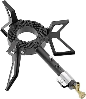 Wiltec Kuchenka gazowa maks. 10,5 kW użytkowanie z regulatorem 50 mbar, praca na gaz propan lub butan, kuchenka kempingowa gazowa maks. 8,0 kW przy regulatorze 37 mbar Outdoor Camping