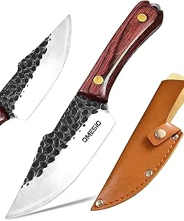 Nóż Bushcraft Outdoor Hartowane ostrze Kompaktowy Idealny do polowania, wędkarstwa, survivalu i biwakowania