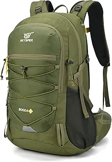 SKYSPER 35L Plecak turystyczny, plecak trekkingowy BOGDA 35 Lekki plecak z paskiem biodrowym na kemping Outdoor Daypack