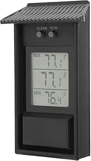 Cyfrowy Miernik Temperatury Zewnętrzny Wodoodporny Termometr Miernik Temperatury -20~50 ℃ Obsługa ℃ / Wyświetlacz Jednostki Temperatury dla Domu Ogród Szklarnia