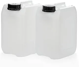 Octopus 2X 5L Kanister pusty z HDPE, z zamknięciem DIN 51mm i zatwierdzeniem UN, kanister na wodę, nadający się do kontaktu z żywnością