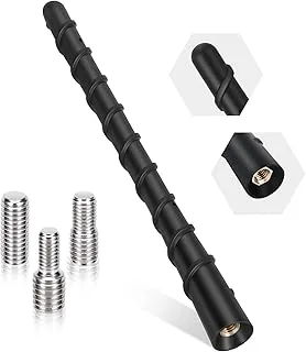 PAIRIER Antena samochodowa Radio samochodowe Antena dachowa Uniwersalna samochodowa antena dachowa dla optymalnego odbioru AM/FM z superkompatybilnością M4, M5, M6 (18CM)