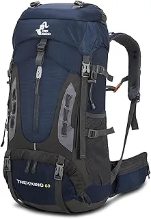 Bseash 60L wodoodporny lekki plecak turystyczny z osłoną przeciwdeszczową, plecak podróżny odkryty sport wspinaczkowy camping turystyka