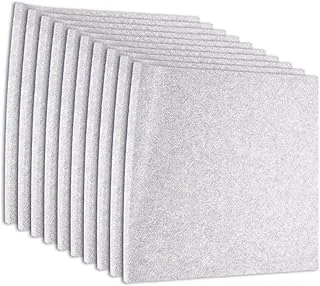 10 x zestaw filtrów zamiennych pasuje do wentylatora LIMODOR Limot Compact 60, 60-30,100-238 x 238 mm/grubość filtra ok. 17 mm - wentylator łazienkowy filtr kurzu do F/M nr art.: 00070