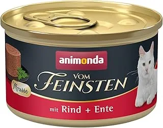 PETFOOD Animanda Cat 85G V.Feinsten Mousse Beef Karma dla kotów PETFOOD Animanda Cat / 12