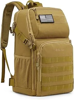 G4Free Wojskowy plecak taktyczny, 35 l, duży plecak wojskowy Assault Pack Molle plecak na co dzień, do aktywności na świeżym powietrzu, wędrówek, na kemping, trekking, polowanie