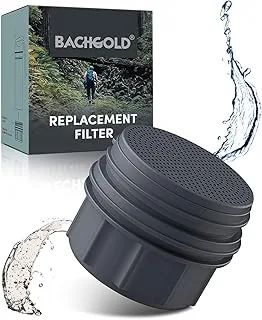Bachgold Zewnętrzny filtr do wody,wymienny filtr o pojemności 1500 l I Usuwa 99,99% bakterii i filtruje mikroplastik,cząsteczki oraz chlor I Odporny na blaknięcie i kryzysy,do butelek 500ml