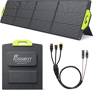 FOSSiBOT SP200 panel słoneczny 200W, składany moduł solarny do przenośnych generatorów solarnych F1200 F2400 F3600, instalacja solarna do systemu niezależnego od sieci, do ogrodu, na balkon