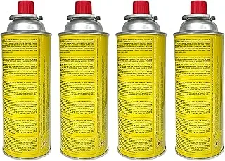 Kartridże gazowe 227 g, 520 ml, na kemping, gaz butanowy, kuchenka kempingowa, kuchenka gazowa, palnik do lutowania (4 kartusze)
