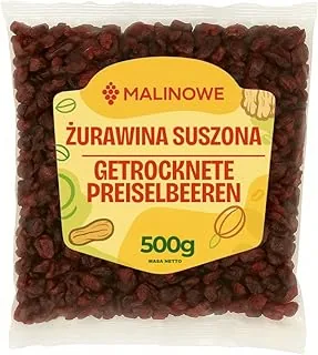 Malinowe ŻURAWINA 500g Suszona Cięta Wysoka Jakość