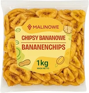 Malinowe CHIPSY BANANOWE 1kg Banany Suszone Jakość Premium