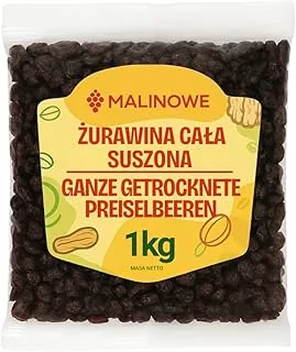 Malinowe ŻURAWINA SUSZONA 1kg Całojagodowa Wysoka Jakość