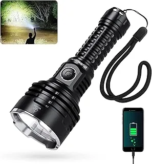 Wurkkos TS30S PRO latarka LED, 6000 lumenów, SBT90.2 LED, bardzo jasna, ładowana przez USB, z Anduril 2.0 UI, latarka o wysokim natężeniu światła, zasięg 1086 m, wodoszczelność IP68, na kemping itd