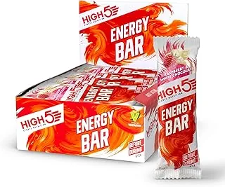 HIGH5 Batoniki energetyczne o wysokiej zawartości węglowodanów do biegania, jazdy na rowerze i wędrówek, batoniki owsiane z prawdziwych owoców, zdrowe przekąski dla dorosłych, batoniki z przekąskami