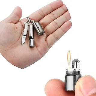 Zestaw narzędzi survivalowych! Mini brzytwa, mini lampa naftowa, narzędzia kempingowe i turystyczne, odpowiednie do aktywności na świeżym powietrzu.