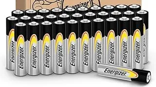 Energizer Baterie alkaliczne AA + AAA (48 Combo Pack) - Podwójna i potrójna bateria A 1,5 V - 50% dłuższa żywotność - Urządzenia codziennego użytku - 0% opakowania z tworzywa sztucznego - 7 lat