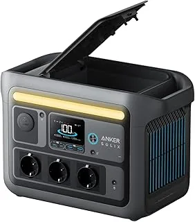 Przenośna stacja zasilania SOLIX C800 firmy anker, generator słoneczny 1200 W (maks. 1600 W), ładowanie w 58 min., akumu