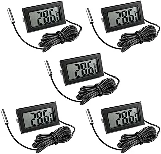 Gvolatee 5 sztuk Cyfrowy termometr LCD