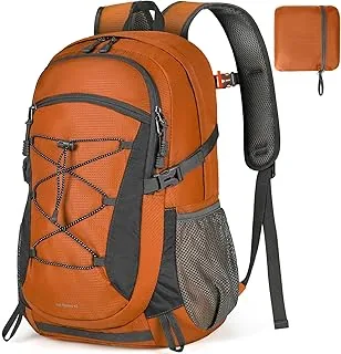 RAINSMORE Plecak turystyczny, męski, damski, 40 l, wodoszczelny, lekki, duży, plecak podróżny, plecak trekkingowy z paskami odblaskowymi, do wspinaczki, jazdy na rowerze, wspinaczki górskiej, podróży