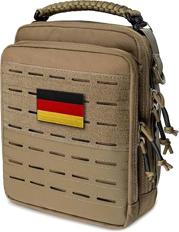 WYNEX taktyczna torba organizacyjna MOLLE, uniwersalna torba EDC organizer na narzędzia, modułowa z dwuwarstwową konstrukcją, medyczna torba mocowana EMT o dużej pojemności