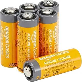 Baterie Alkaliczne Amazon Basics, 23 A, 12 V, Długa Żywotność, 6 szt.