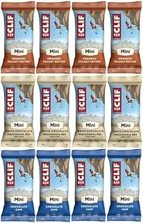 CLIF Bar Minis baton proteinowy batonik energetyczny 12 x 28 gramów, pakiet próbny