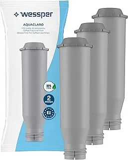 Wessper Wkłady filtrujące do wody do ekspresów do kawy, filtr wody – kompatybilne z ekspresami do kawy Krups F088, Nivona, Siemens, Bosch, AEG – 3 sztuki w opakowaniu
